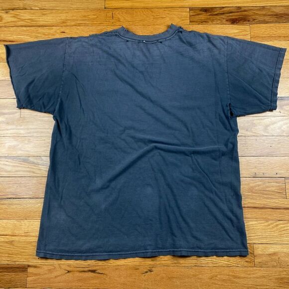 TapOut Dark Gray Slashed Tshirt Size Large - Picture 3 of 6